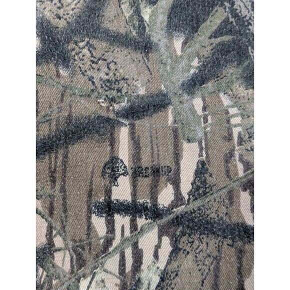 Vtg LL Bean Mossy Oak Breakup Leaf Camo Jacket Zip Sz M Hunting Camouflage - Picture 5 of 7